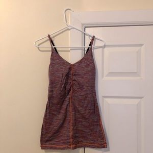 lululemon built-in bra tank with adjustable straps